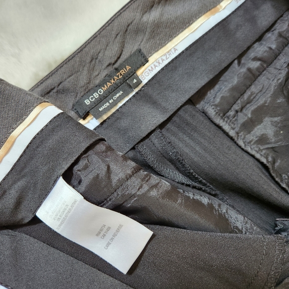 BCBGMAXAZRIA black Stripan capri size 4 - Picture 12 of 15